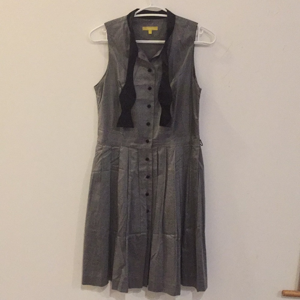 COPY - Francis Grey Bow Tie Pleated Skirt 4 US